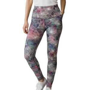 Evolution & Creation Pastel Floral Leggings Size Small